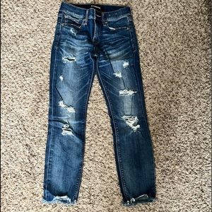 Express Stretch Skinny Ankle Jeans